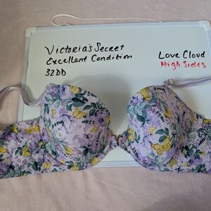 Victoria's Secret Floral Lightly Lined Underwire Bra - Lavender & Yellow